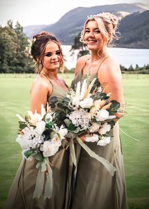 Artificial bridesmaids bouquet 1.