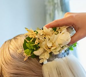 Artificial comb slide bride. Wedding Flowers in Sunderland