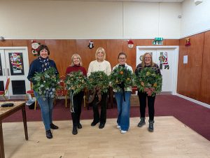 People workshop for flowers