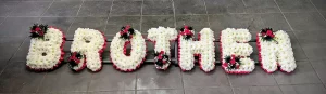 Brother funeral tribute shapes