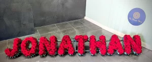 Name funeral tribute shapes
